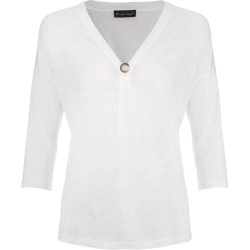 Phase Eight Leah Linen Top